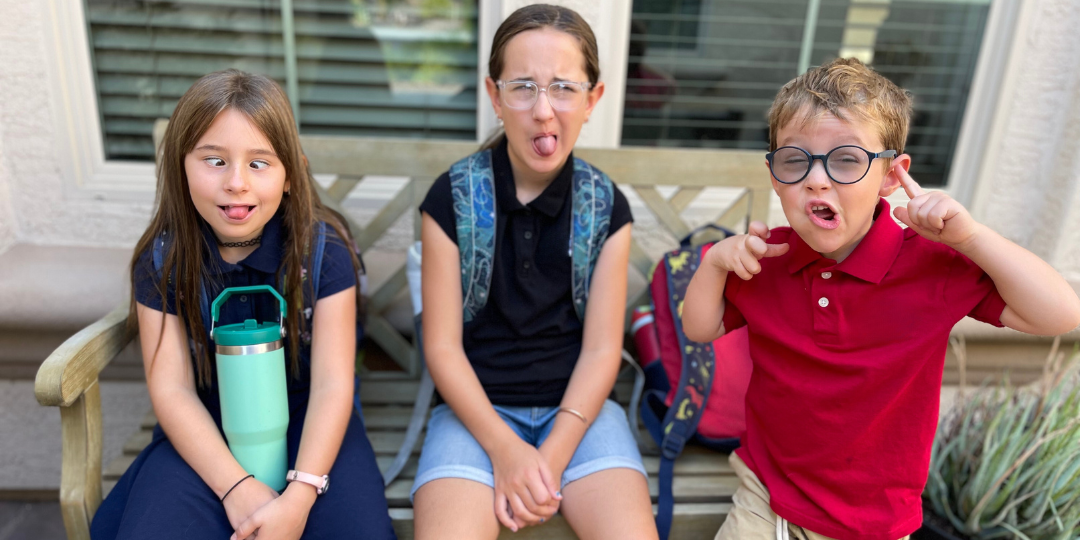 silly kids first day of school