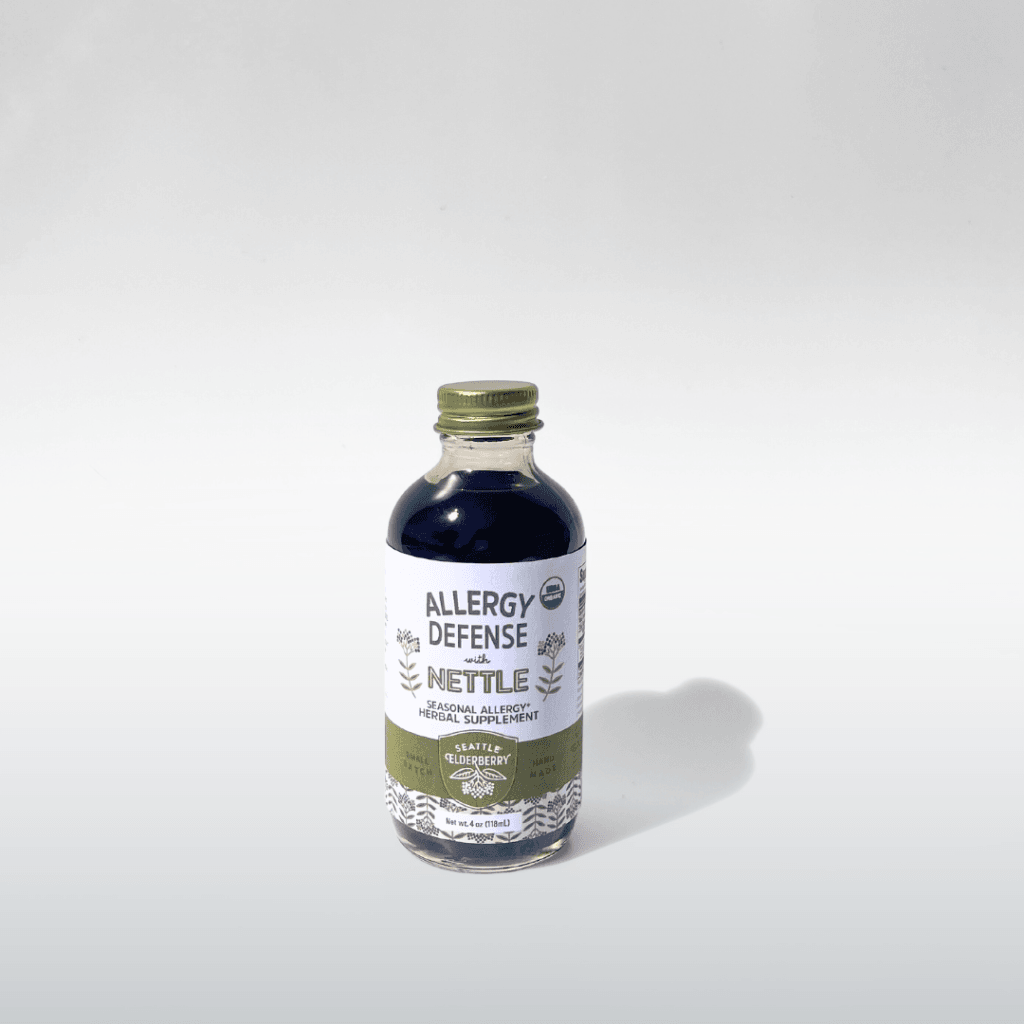 Allergy Defense Elderberry Syrup With Nettle Tincture