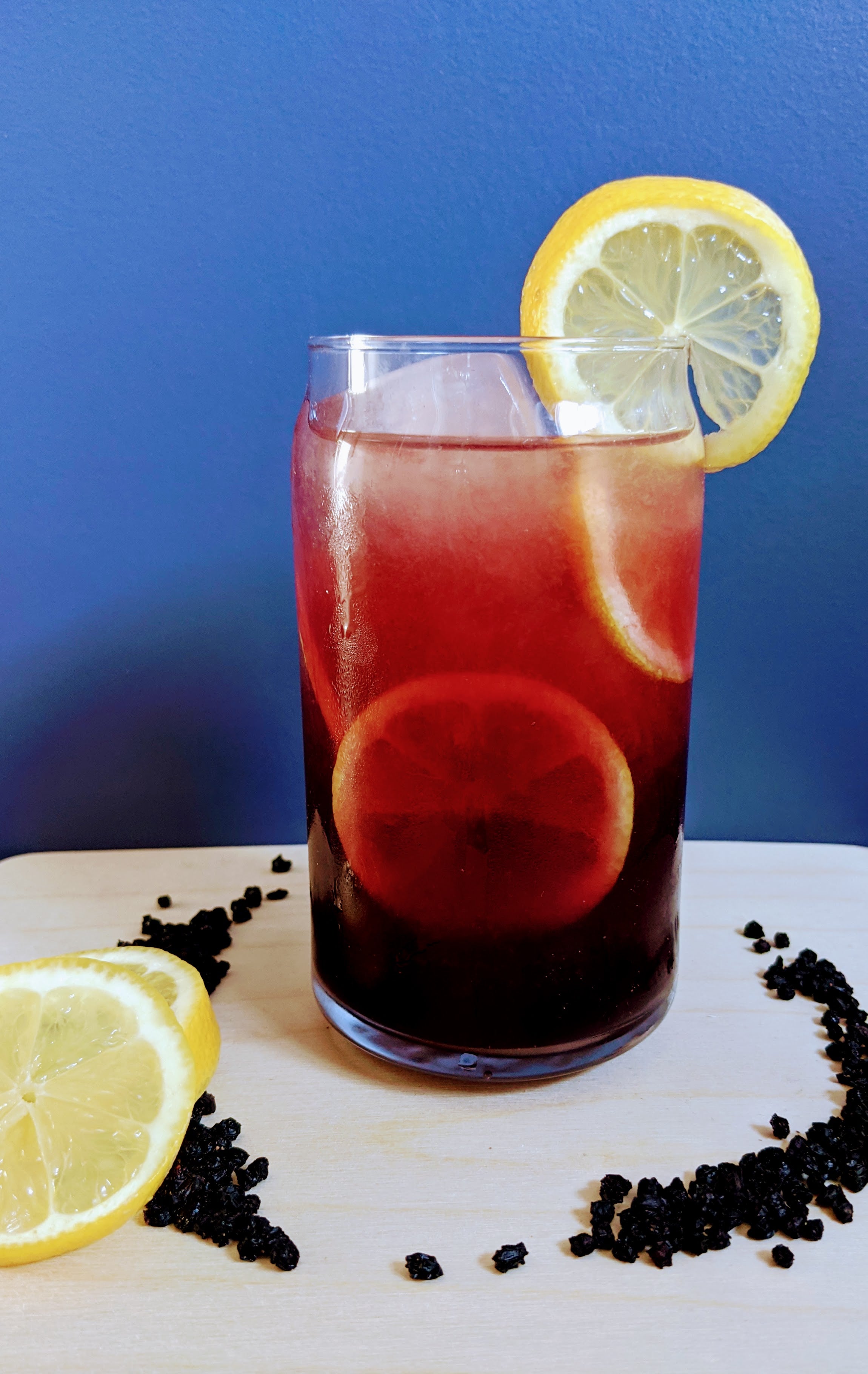 Elderberry Lemonade with Honey