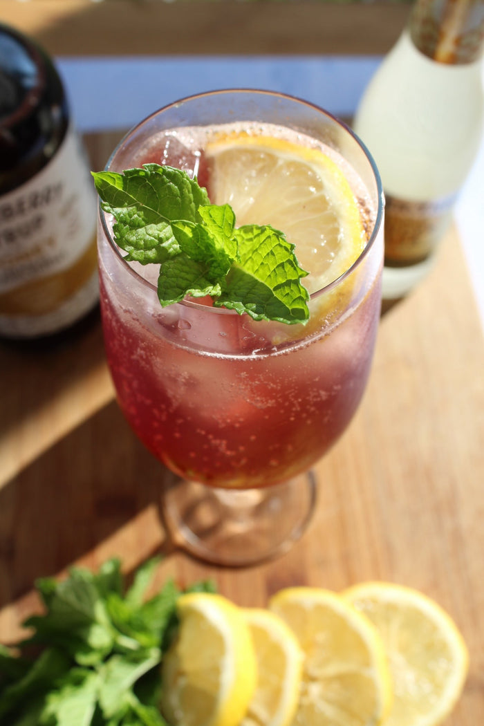 ginger elderberry spritz 
