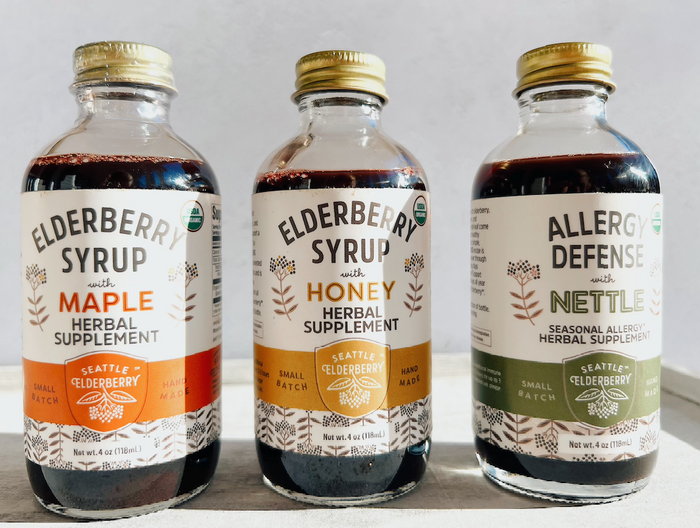 Seattle Elderberry 4oz Trio Erewhon Logo