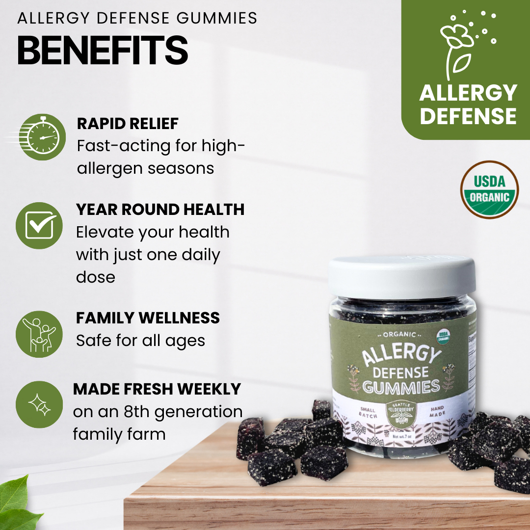 Allergy Defense Gummies with Nettle and Elderberry