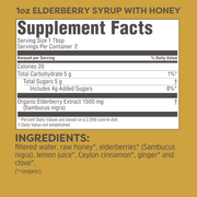 Organic Elderberry Syrup Sample