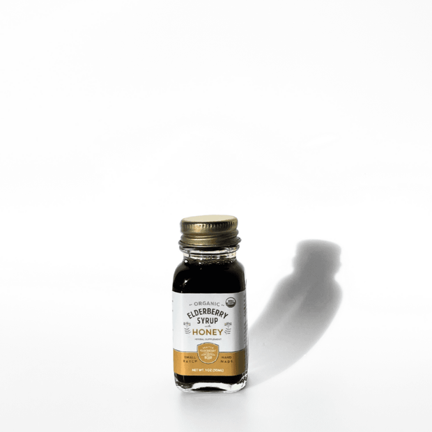 Organic Elderberry Syrup Sample Honey
