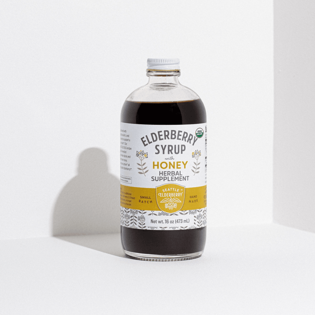 3-IN-1 Daily Immune Syrup w/ Organic Raw Honey & Apple Cider