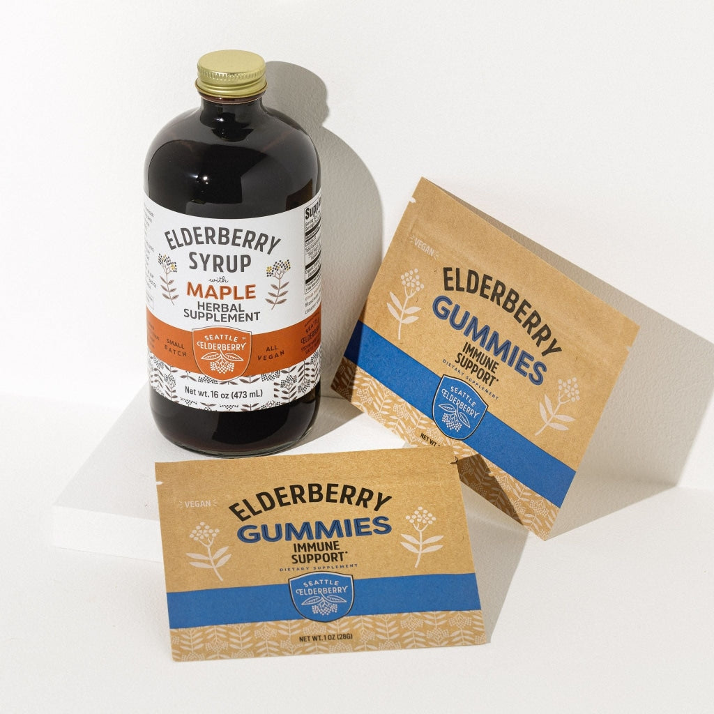 Gummy Kit Refill - Seattle Elderberry, organic elderberry syrup